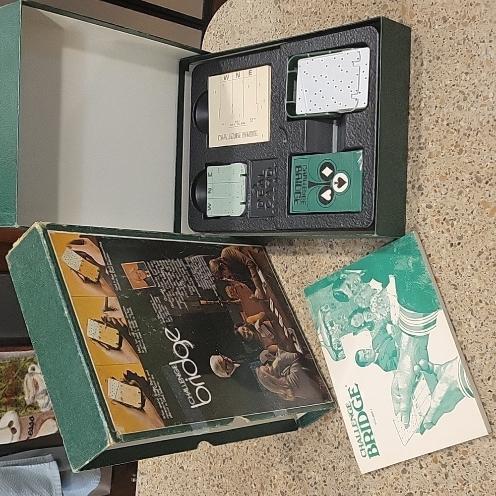 Vtg 1972 3M Bookshelf‎ Game Challenge Bridge